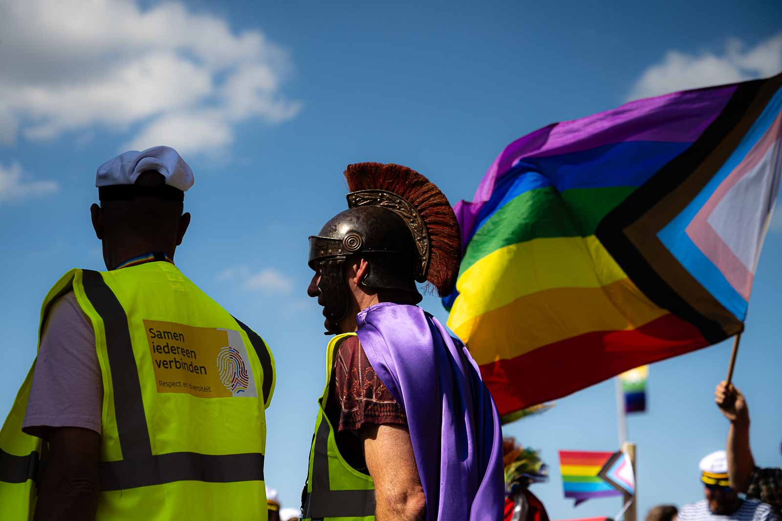 pride flag port of antwerp
